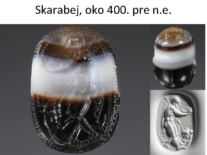 Skarabej, oko 400. pre n. e. 