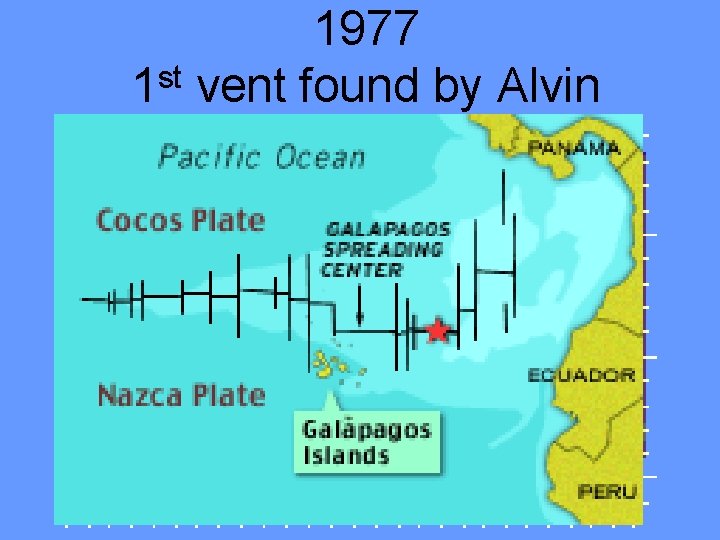 1977 1 st vent found by Alvin 