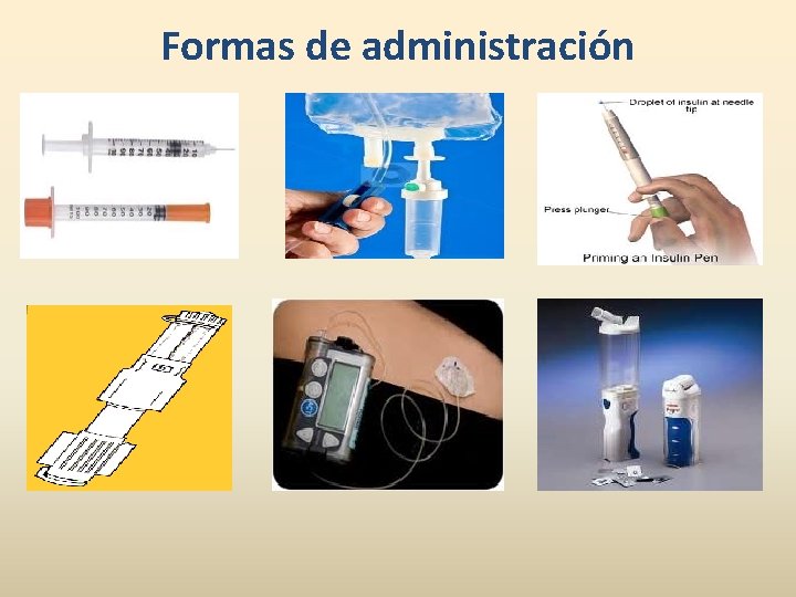 Formas de administración 