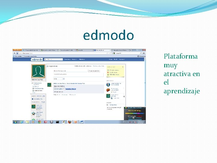 edmodo Plataforma muy atractiva en el aprendizaje 