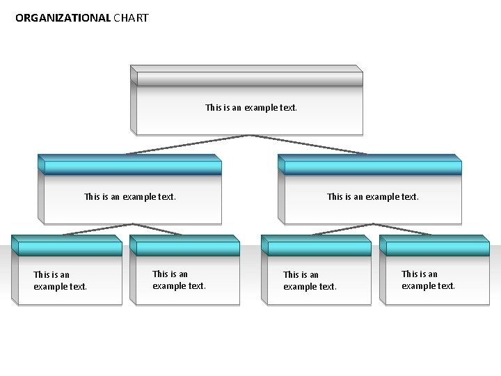 ORGANIZATIONAL CHART This is an example text. 