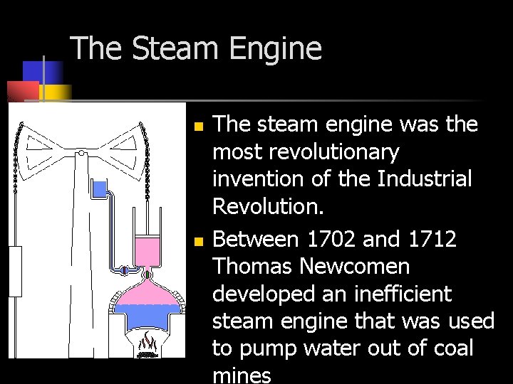 The Steam Engine n n The steam engine was the most revolutionary invention of