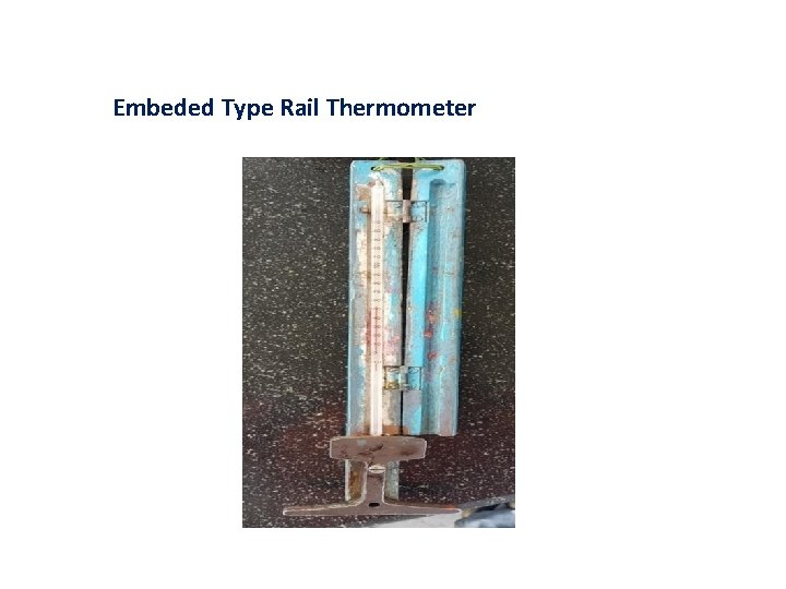 Embeded Type Rail Thermometer 