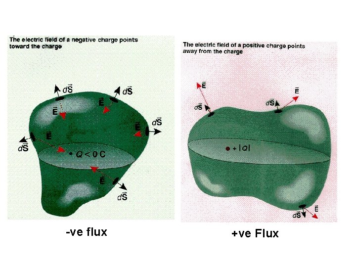 -ve flux +ve Flux 
