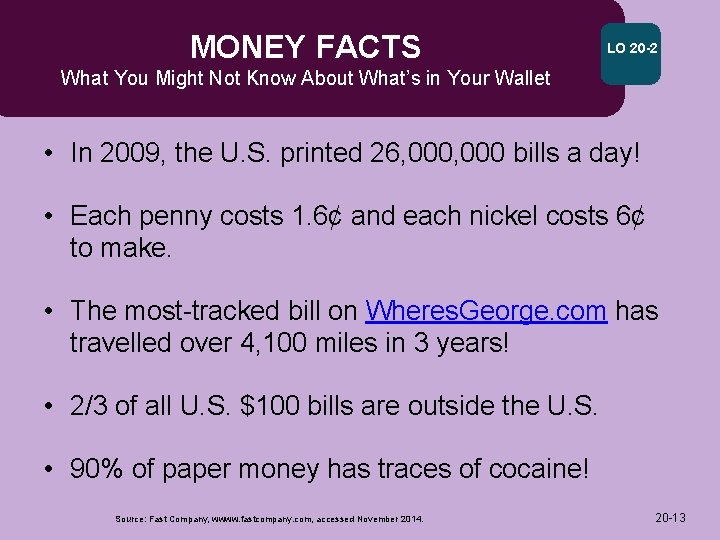 MONEY FACTS LO 20 -2 What You Might Not Know About What’s in Your