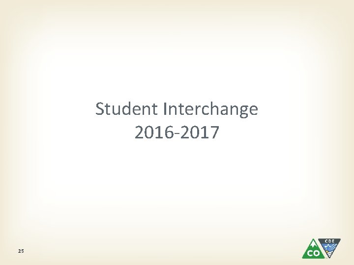 Student Interchange 2016 -2017 25 