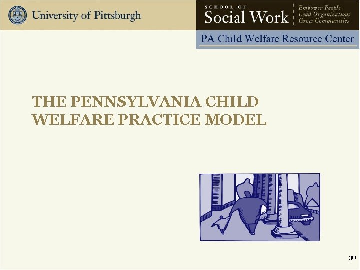 THE PENNSYLVANIA CHILD WELFARE PRACTICE MODEL 30 