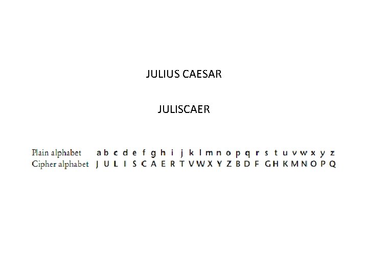 JULIUS CAESAR JULISCAER 