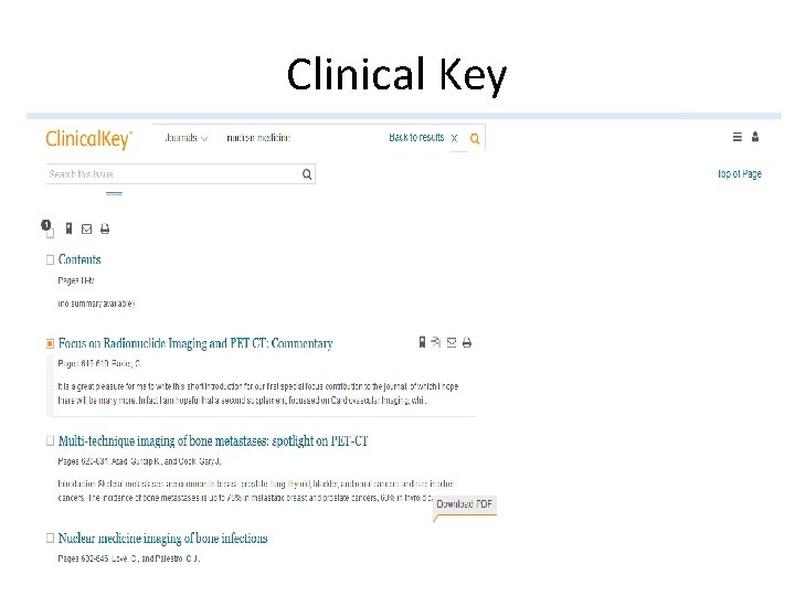 Clinical Key 