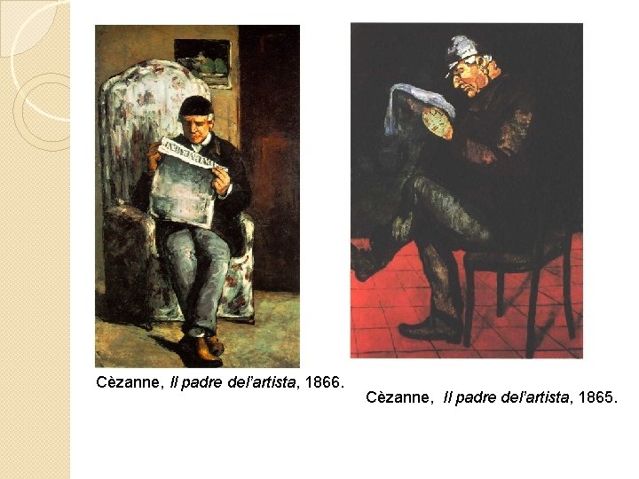 Cèzanne, Il padre del’artista, 1866. Cèzanne, Il padre del’artista, 1865. 
