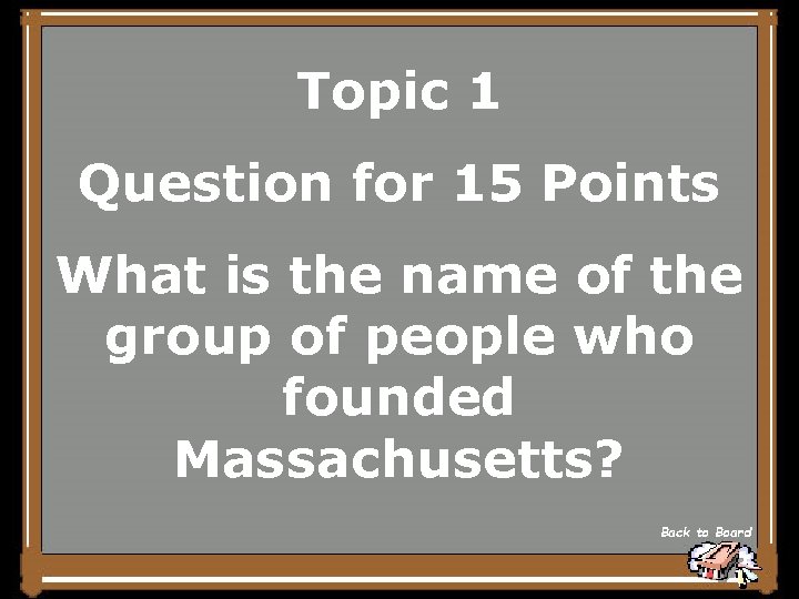 Topic 1 Question for 15 Points What is the name of the group of