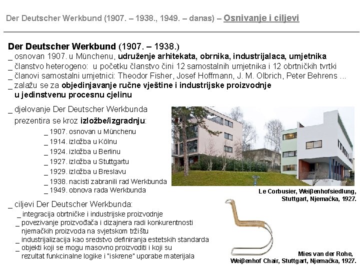 Der Deutscher Werkbund (1907. – 1938. , 1949. – danas) – Osnivanje i ciljevi