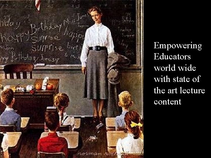 Empowering Educators world wide with state of the art lecture content 