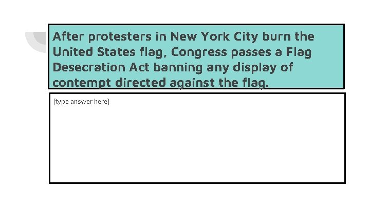 After protesters in New York City burn the United States flag, Congress passes a