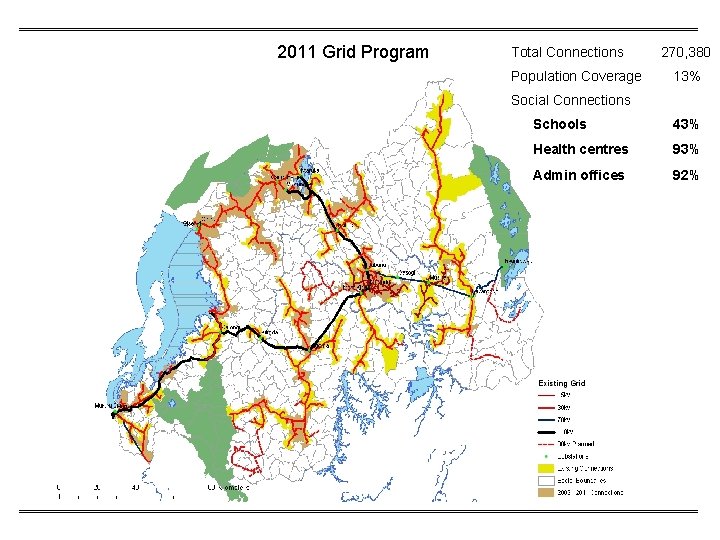 2011 Grid Program Total Connections Population Coverage 270, 380 13% Social Connections Schools 43%