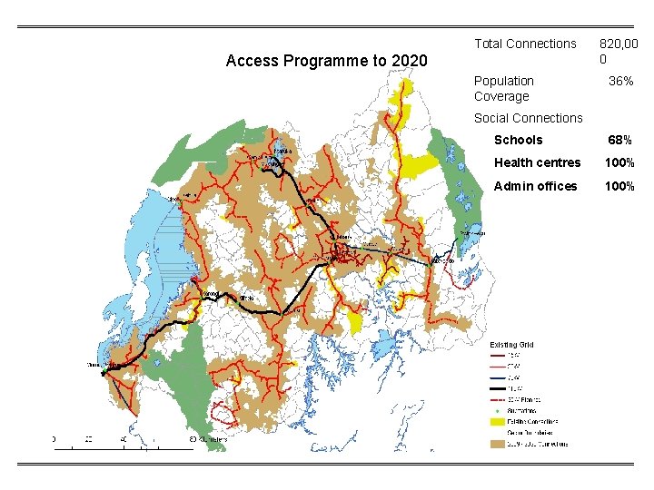 Total Connections Access Programme to 2020 Population Coverage 820, 00 0 36% Social Connections