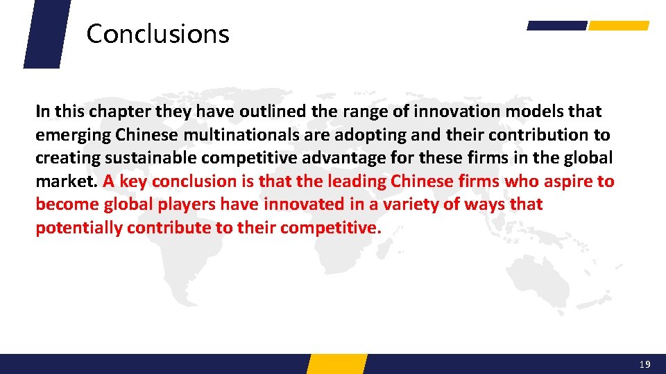 Conclusions In this chapter they have outlined the range of innovation models that emerging