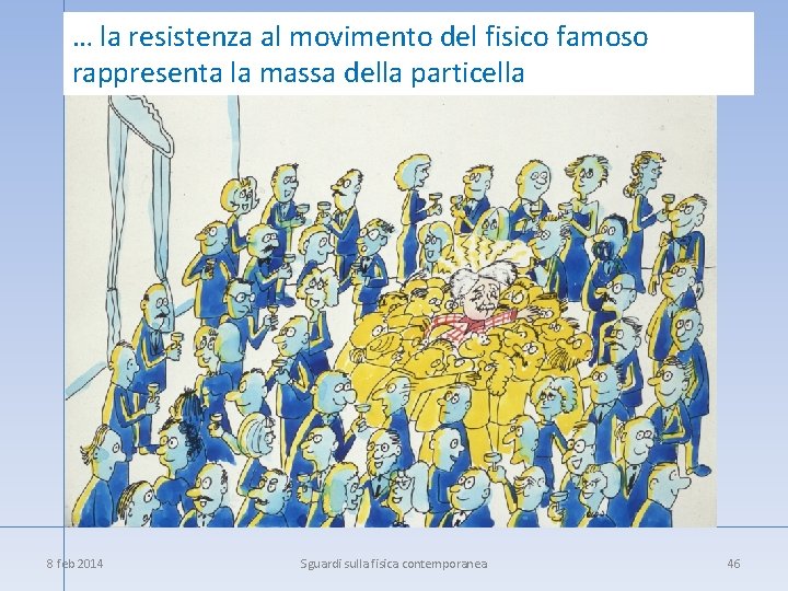 … la resistenza al movimento del fisico famoso rappresenta la massa della particella 8