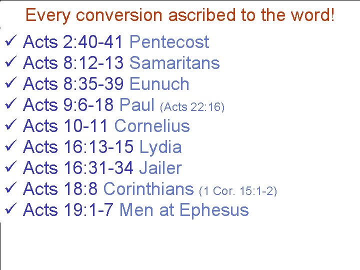 What is ascribed Calvinism? Every conversion to the word! Five major doctrines (TULIP): ü
