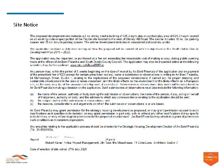 Site Notice Cre Site Notice Cre