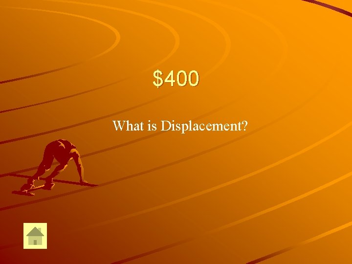 $400 What is Displacement? 