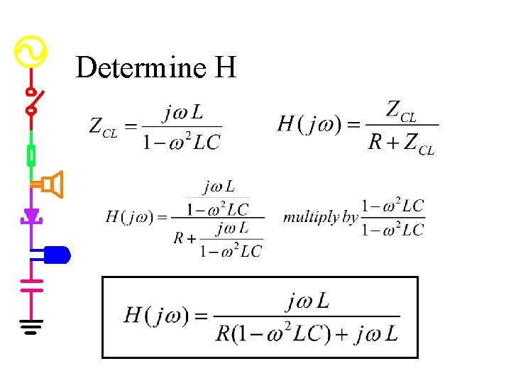 Determine H 