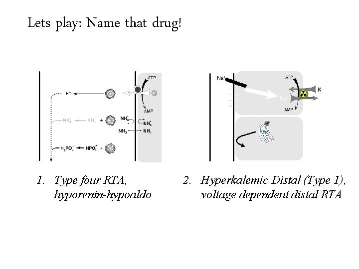 Lets play: Name that drug! Hospital acquired RTA really means drug induced RTA 1.