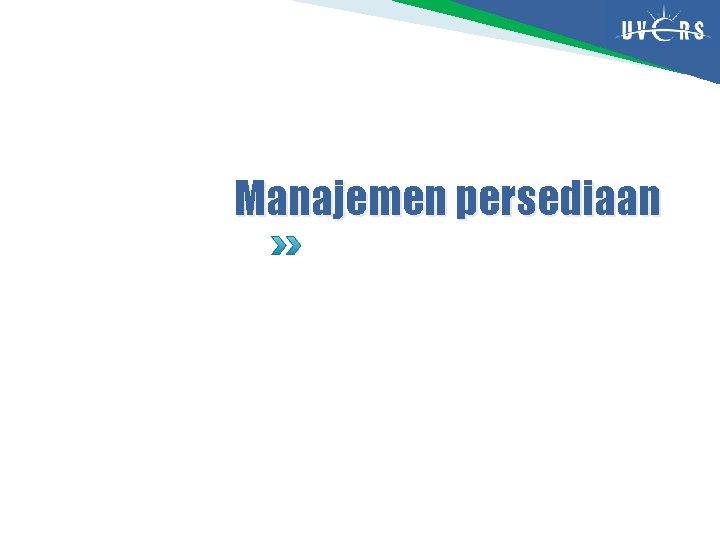 Manajemen persediaan 