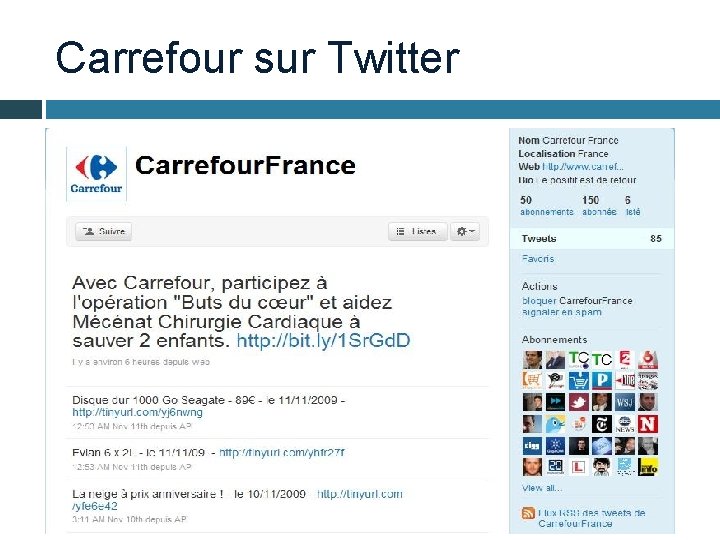 Carrefour sur Twitter 