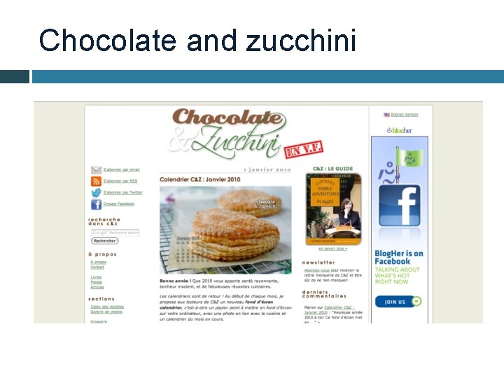 Chocolate and zucchini 