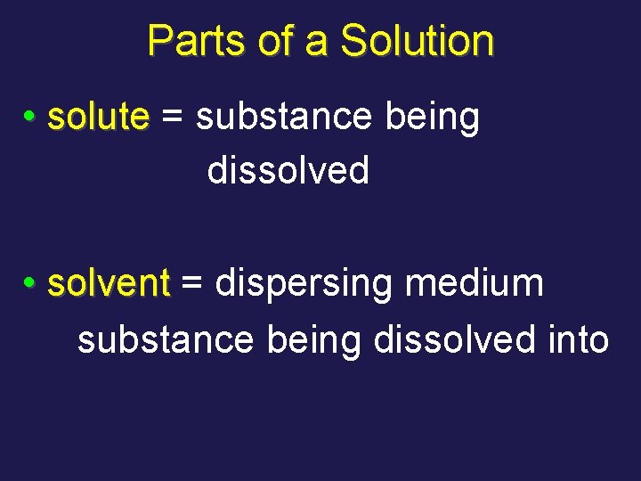 Solutions Classification of Matter Pure Substances Elements Compounds