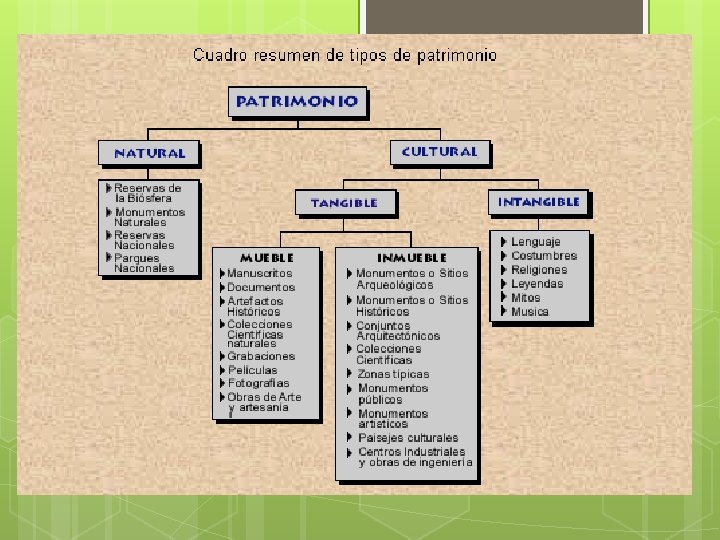 Tipos de patrimonio 