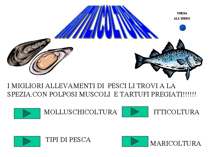 TORNA ALL’INDEX I MIGLIORI ALLEVAMENTI DI PESCI LI TROVI A LA SPEZIA. CON POLPOSI