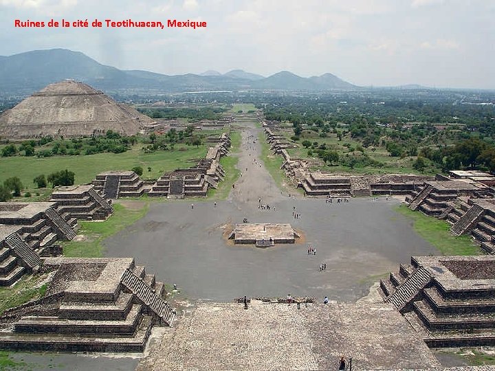 Ruines de la cité de Teotihuacan, Mexique 