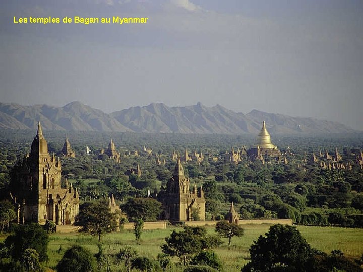 Les temples de Bagan au Myanmar 
