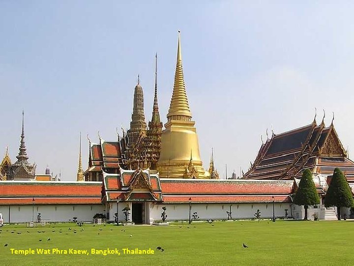 Temple Wat Phra Kaew, Bangkok, Thailande 