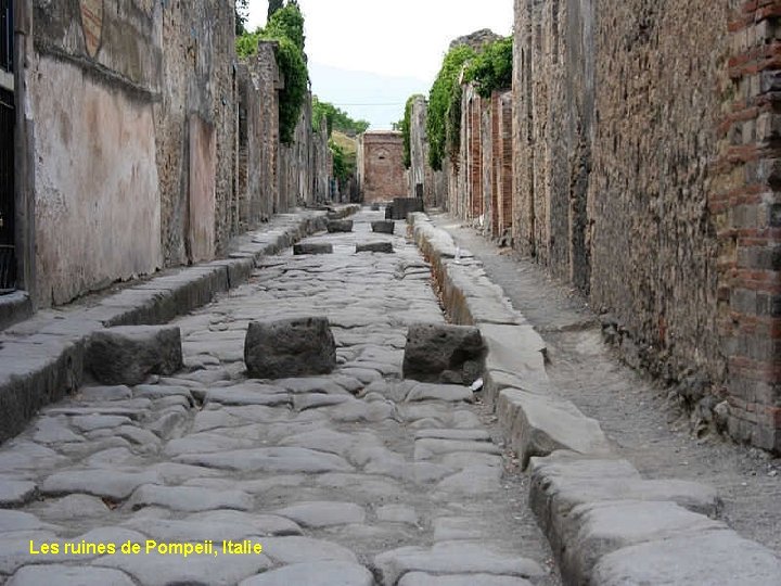 Les ruines de Pompeii, Italie 