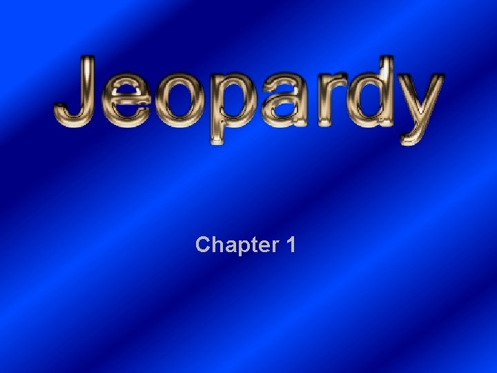 Chapter 1 