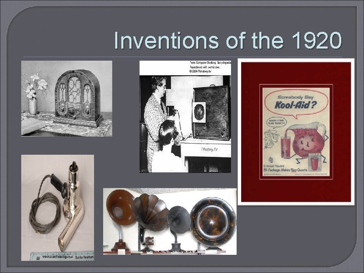 Inventions of the 1920 