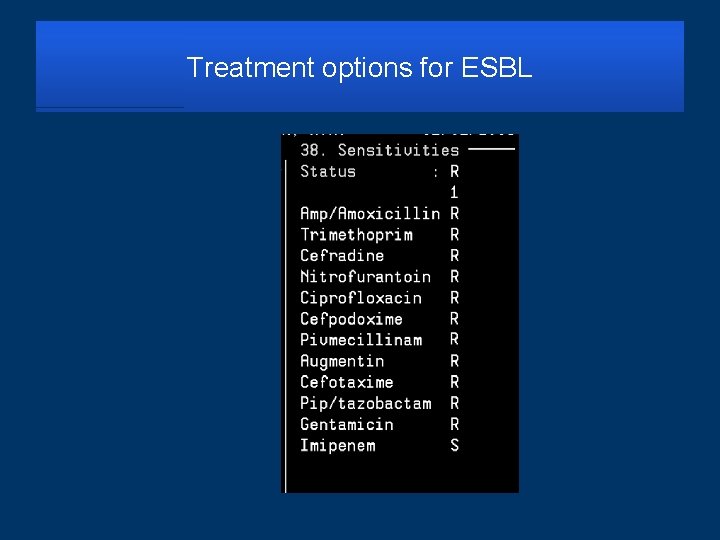 Multiresistant Gramnegatives bacteria Move over MRSA new kids