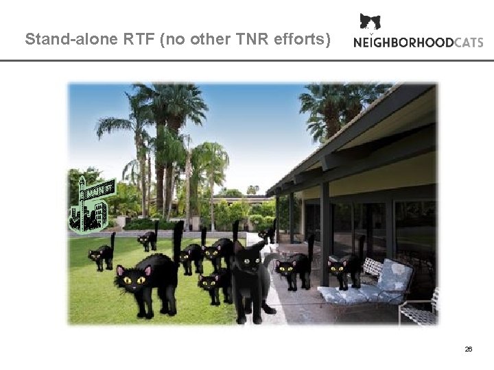 Stand-alone RTF (no other TNR efforts) 26 26 