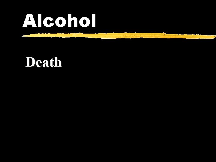 Alcohol Death 