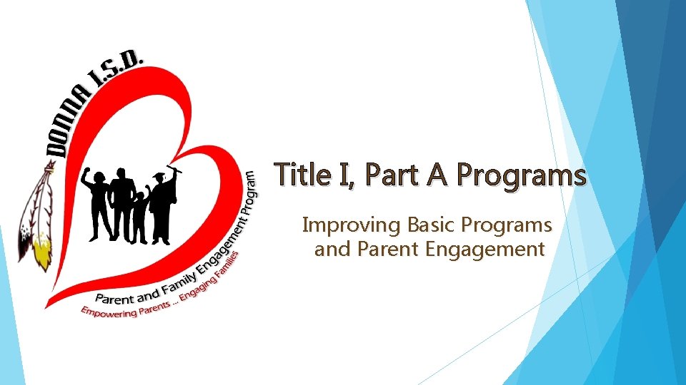 Title I, Part A Programs Improving Basic Programs and Parent Engagement 