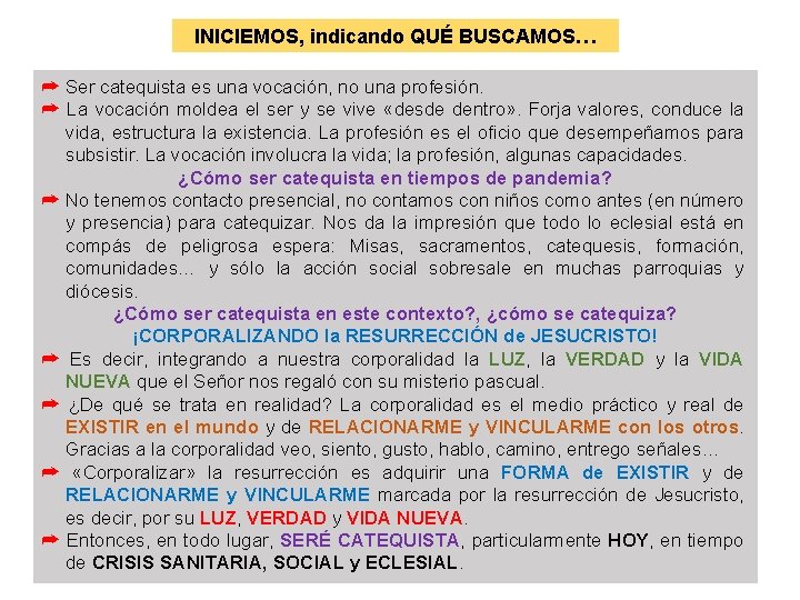 La Resurreccin de Jess como experiencia de transformacin