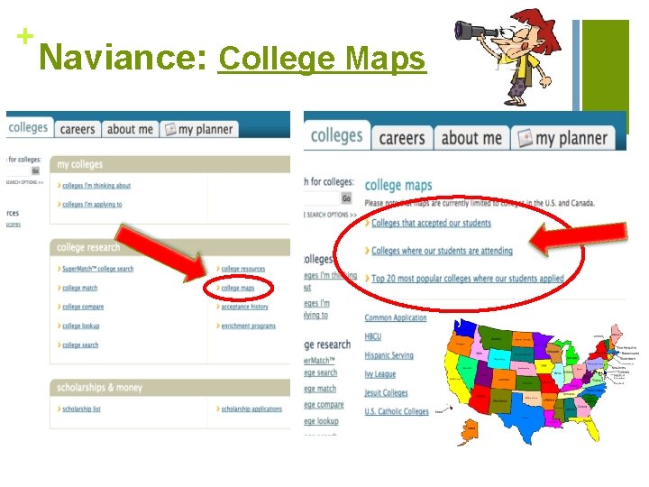 + Naviance: College Maps 