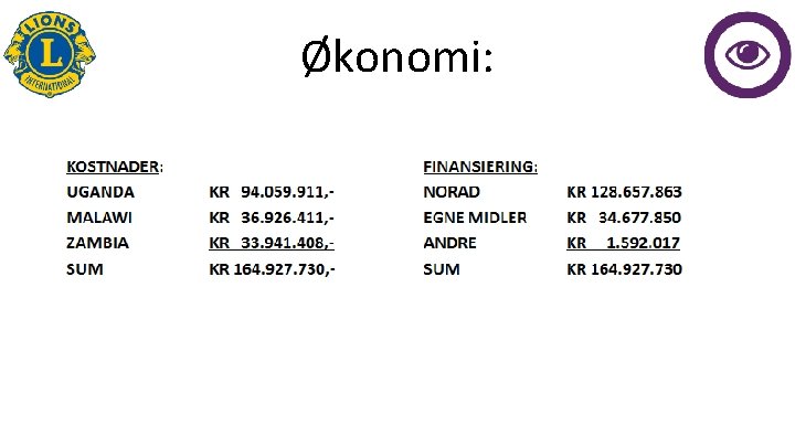 Økonomi: 