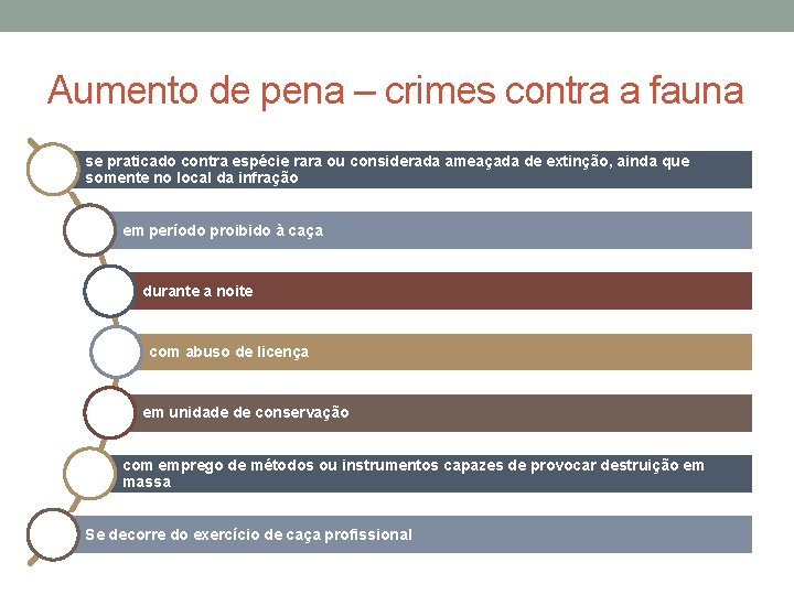 Aumento de pena – crimes contra a fauna se praticado contra espécie rara ou