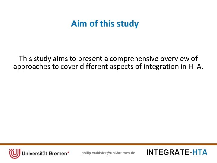 Aim of this study This study aims to present a comprehensive overview of approaches