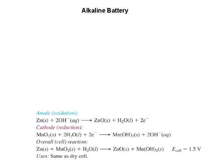 Alkaline Battery 