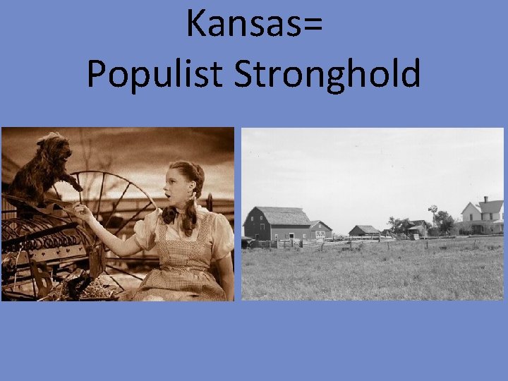 Kansas= Populist Stronghold 